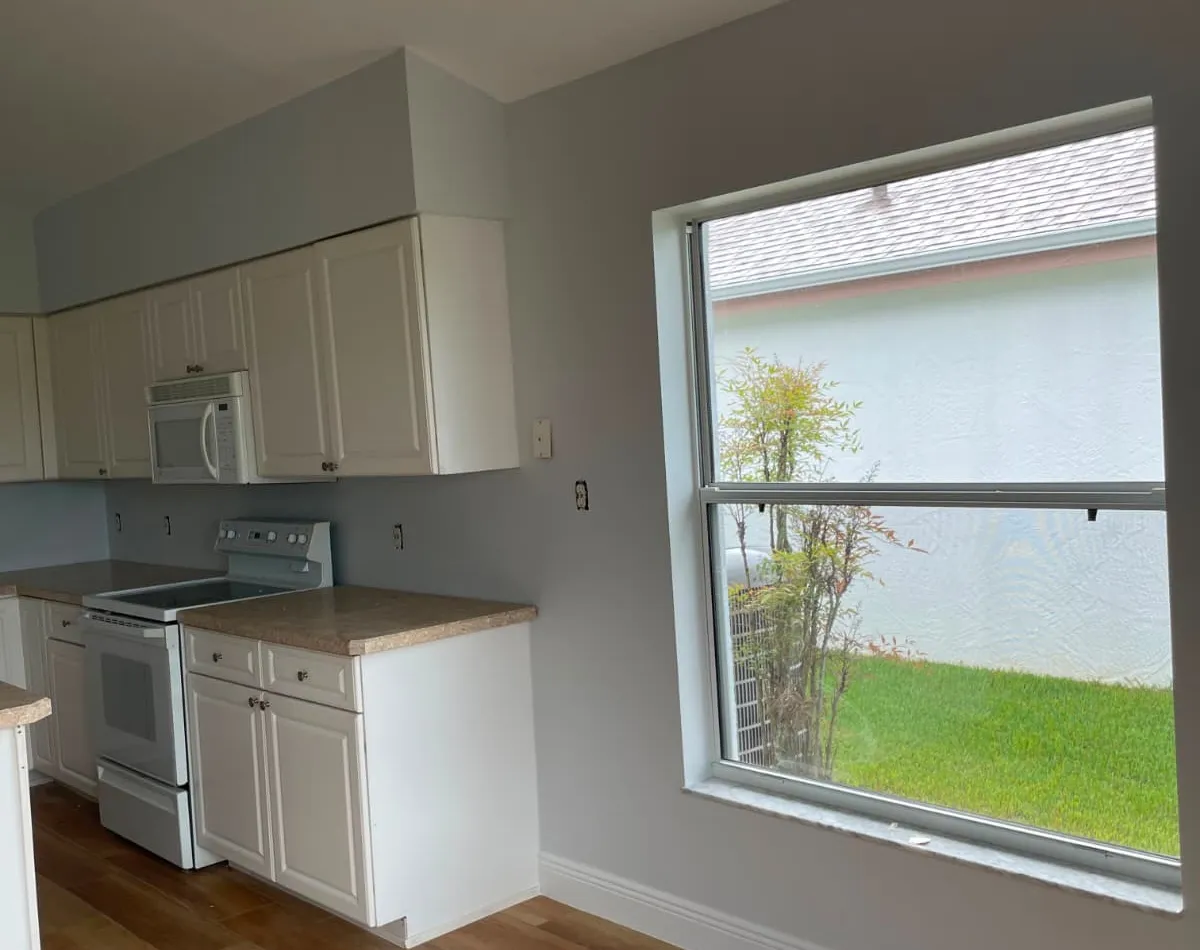 Fresh interior paint finish in a Chesapeake kitchen