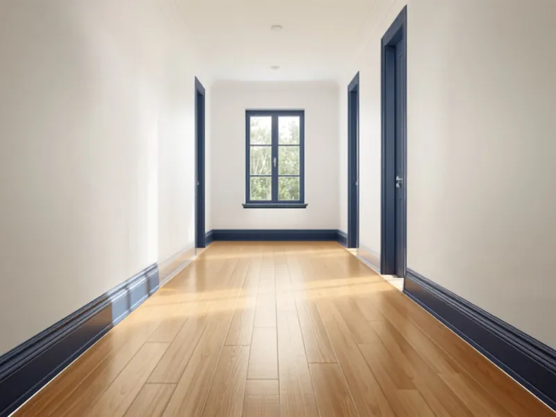 Clean interior walls and trim with a fresh paint finish
